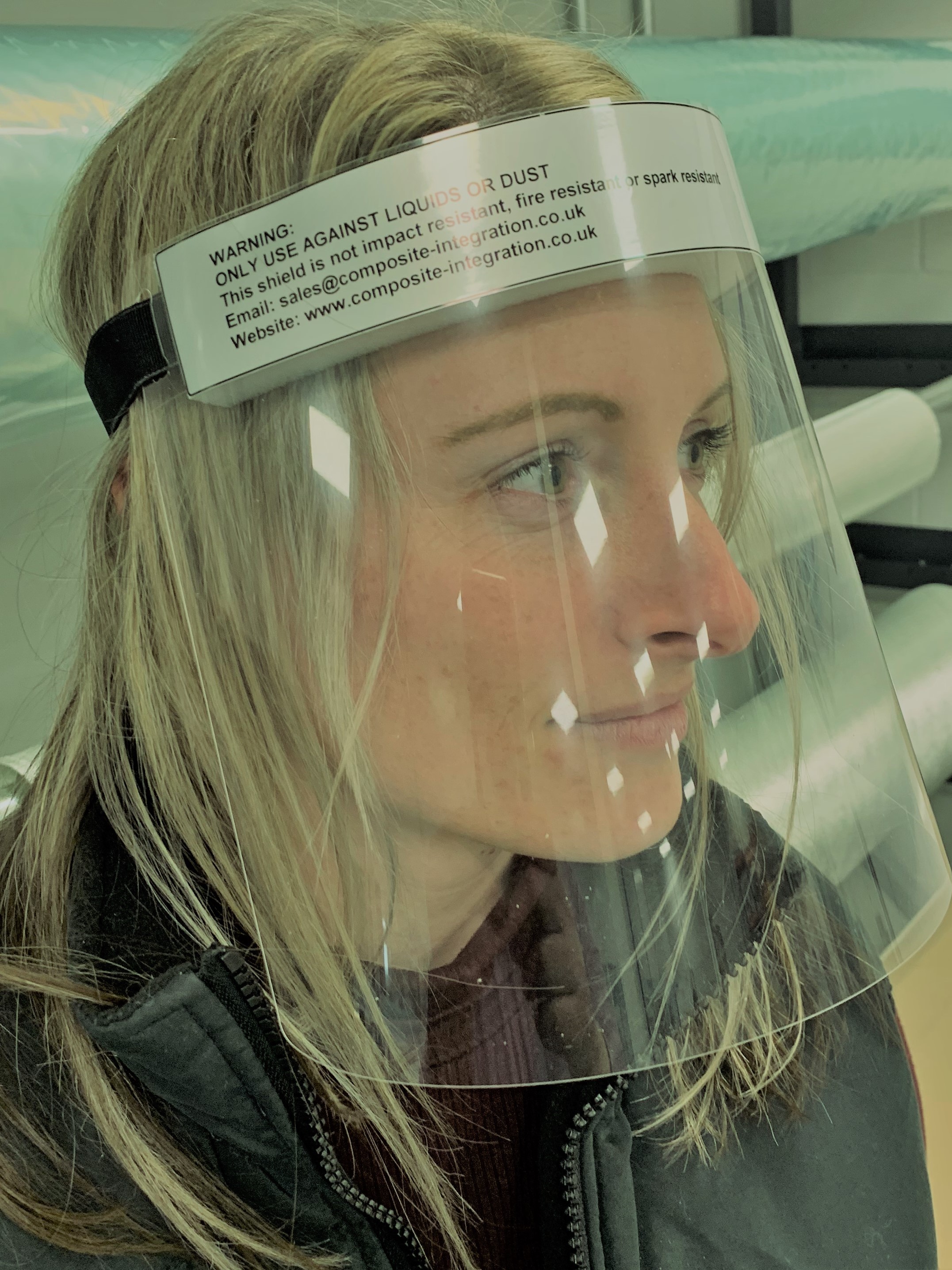 Composite Integration, a manufacturing company based in the UK says that it is working with other companies to accelerate the design of face visors.
