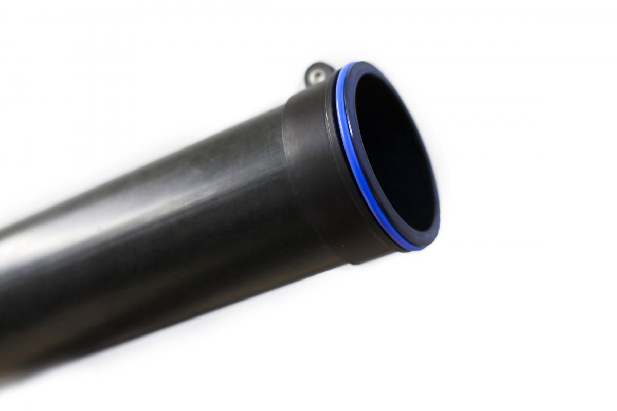 Tods Aerospace's lightweight damage resistant composite fuel pipe.