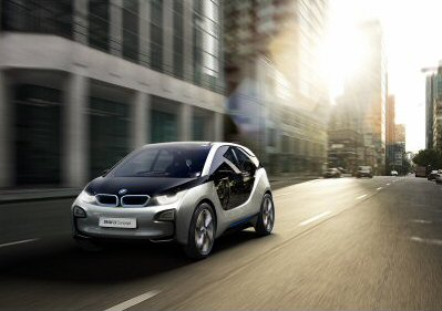 The BMW i3 (previously known as the Megacity Vehicle) features a passenger compartment made from carbon fibre reinforced plastic (CFRP).