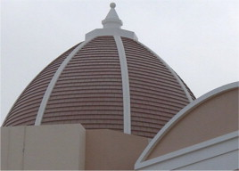GRP dome at International City, Dubai. (Picture courtesy of Terrazzo Ltd.)