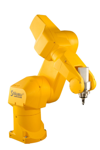 Stäubli's RX170 high speed machining robot is designed to process CFRP.