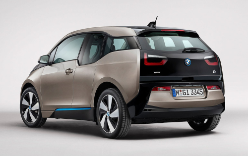 Locking and latching systems, rear windshield wiper system, interior trim, exterior painted trim finishes, electrical power and signal distribution, tail-lights, rear window and glass outer panel are all integrated into the BMW i3 liftgate assembly using an 