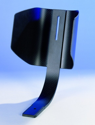 This industrial part made with carbon fibre from SGL Group is stronger and lighter than metal.