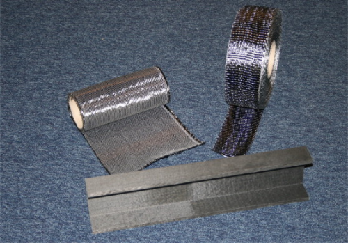 Figure 6. Sample of floor beam built from triax and UD