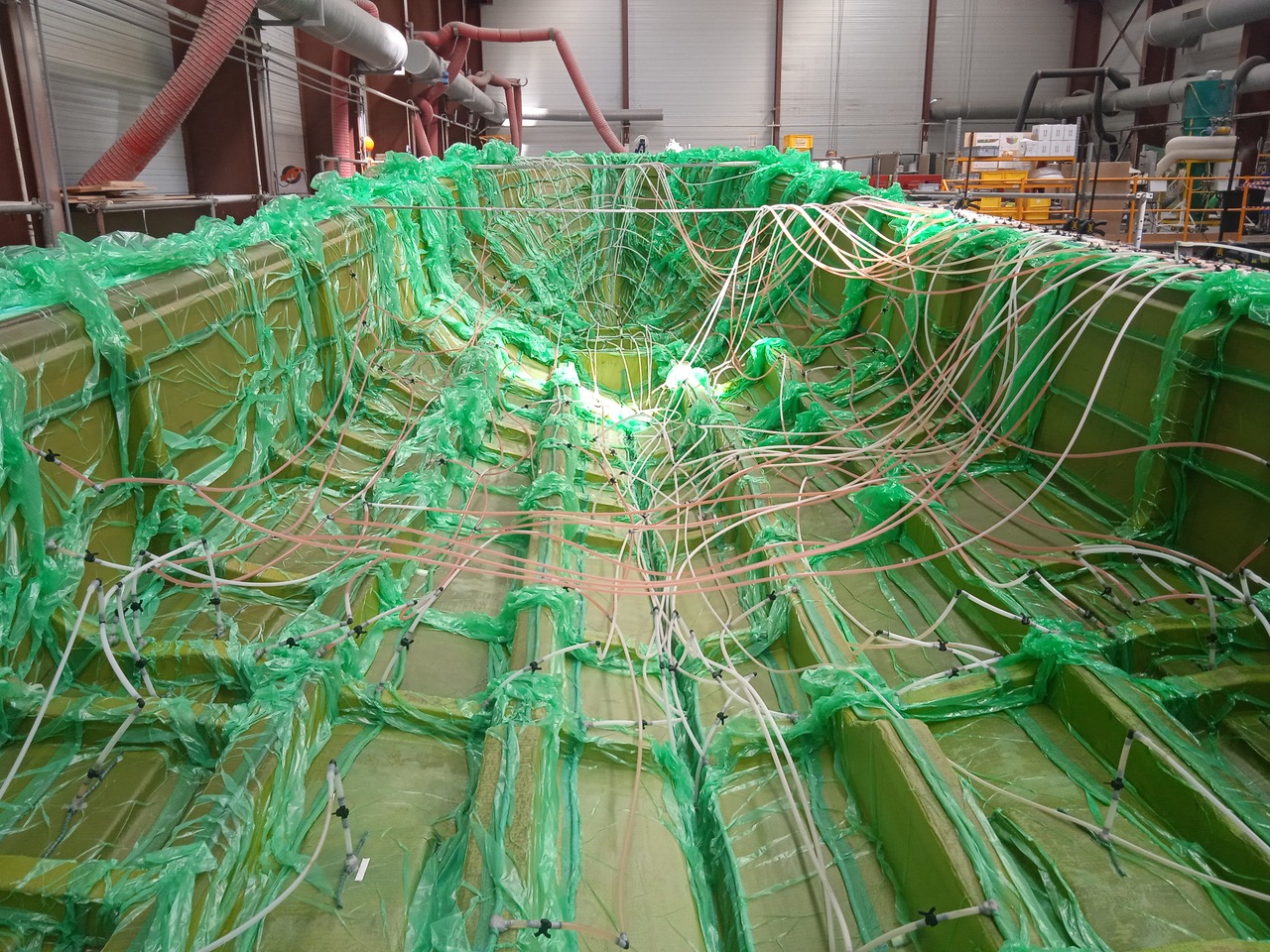 Bio-based epoxy infusion resin has been used to make the largest yacht hull to be infused with bio-resins.