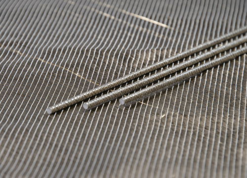 CG TEC has developed basalt fibre reinforced rebar for concrete.