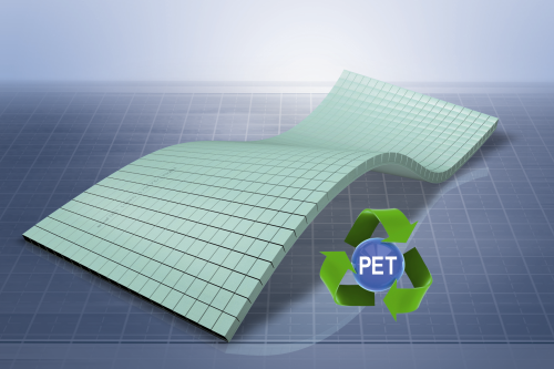 ArmaFORM PET foam core is made from recycled PET bottles.
