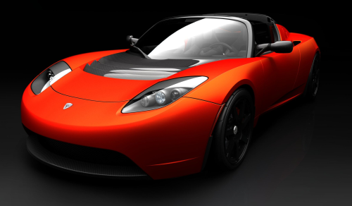 The Tesla Roadster Sport is an all-electric high-performance sports car with innovative lightweight body panels of carbon fibre/epoxy composite.