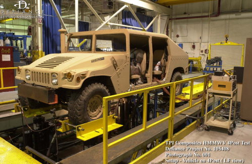 TPI Composites military vehicle.