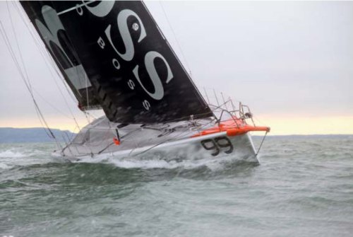Caterham Composites and Altair provided engineering support to help Alex Thomson finish the Vendée Globe 2012/2013 in third place. (Picture courtesy of C. Launay/ Alex Thomson Racing/ HUGO BOSS.)