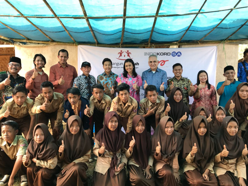 , Indo Kordsa  has helped renovate three schools damaged by natural disasters in Indonesia.