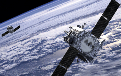 As the craft travels through Earth's atmosphere, components are shaken by acoustic vibrations. To meet the thermal and structural requirements of STEREO spacers, APL relied on a glass epoxy composite in its construction. (Picture courtesy of NASA/JHU APL.)