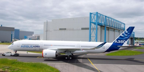 The aircraft emerged from the paintshop in Toulouse on 13 May. (Picture © Airbus.)