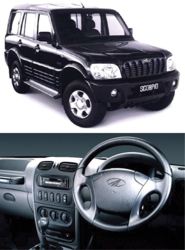 Mahindra is a leadling player in the SUV market. This is its Scorpio model.