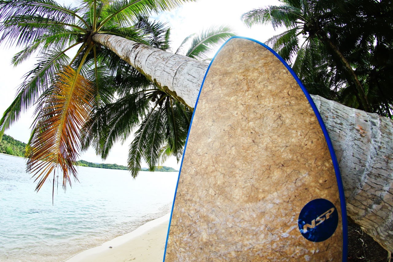 The company’s Coco Mat Technology and Bio-Based Surfboards reportedly meet Ecoboard requirements.