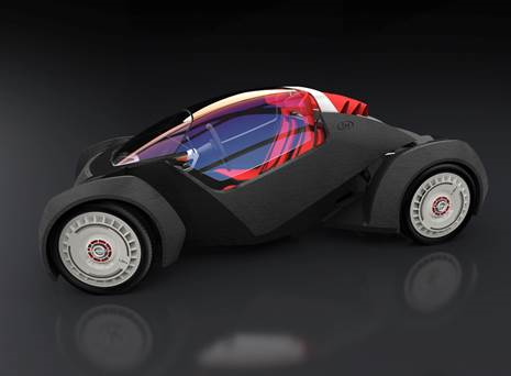 The world's first 3D-printed vehicle.