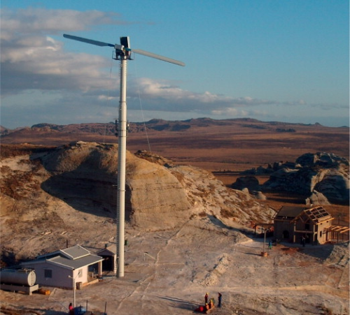 The Alliance for Rural Electrification launched a year-long Small Wind Campaign in June 2012 to tackle the barriers to the use of small and medium sized wind turbines in developing countries. Photo courtesy of The Wind Factory.