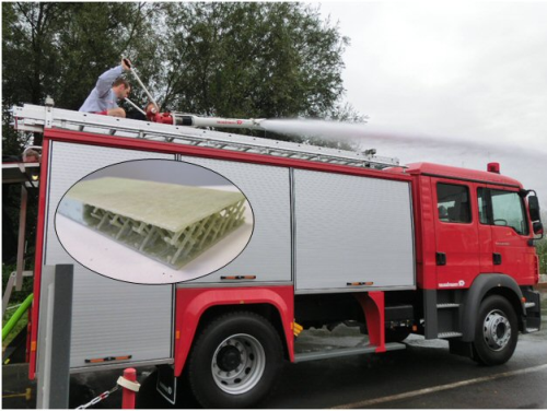SAERTEX's SAERfoam core material can be used to manufacture the bodywork for industrial vehicles.