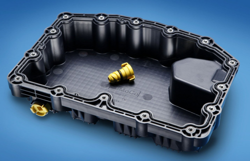 Impact modified glass reinforced PA 6 from BASF was used to injection mould this award-winning oil pan.