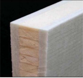 TRANSONITE is a pultruded, 3D composite sandwich made by Martin Marietta Composites, and consisting of fibre reinforced polymer laminates made with 3TEX 3WEAVE fabric skins.