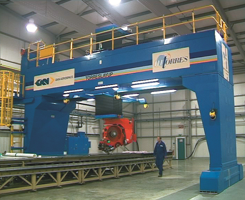 MTorres supplied GKN Aerospace with automated fibre placement machines to manufacture the composite wing rear spar of the Airbus A350.