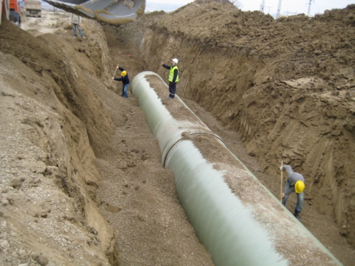 The Oguz-Gabala-Baku pipeline will have a total length of 265 km.