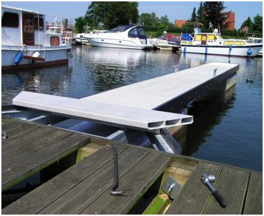 The lightweight, corrosion resistant profile can also be used in marine environments.