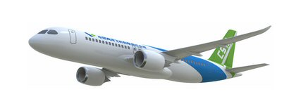 The C919 will have 168 seats in an all-economy class layout.