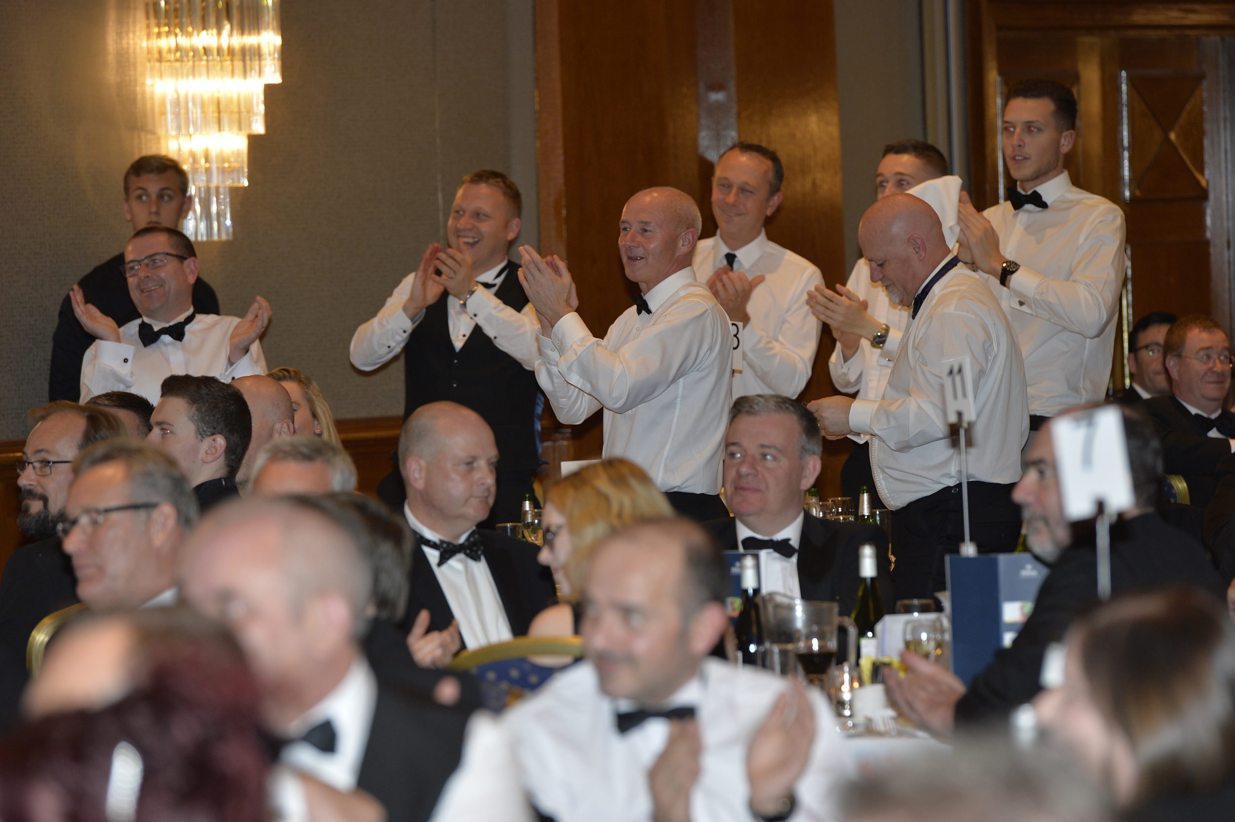 Celebrating a win at the Composites UK awards dinner in 2015.