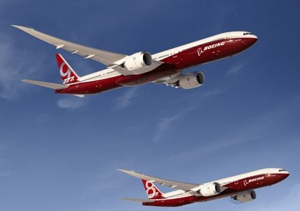 Boeing launched the 777X programme at the 2013 Dubai Show, saying it already had agreements for 259 aircraft from four customers. (Picture © Boeing.)