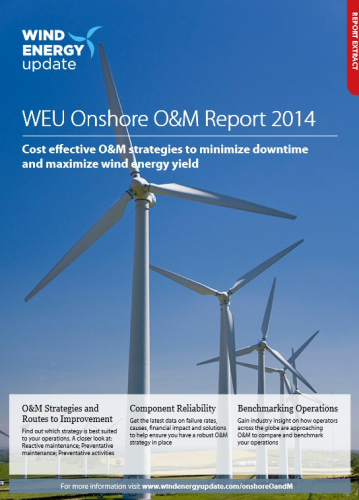 The report is published by Wind Energy Update.