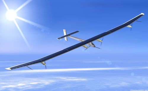 The aim of the Solar Impulse project is to produce an aircraft entirely powered by solar energy that will take off and fly, both during the day and at night.