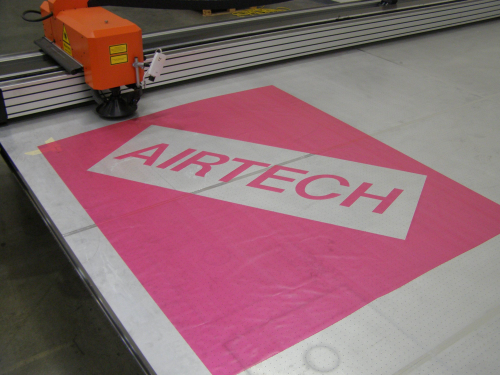 Airtech's new cutting machine.