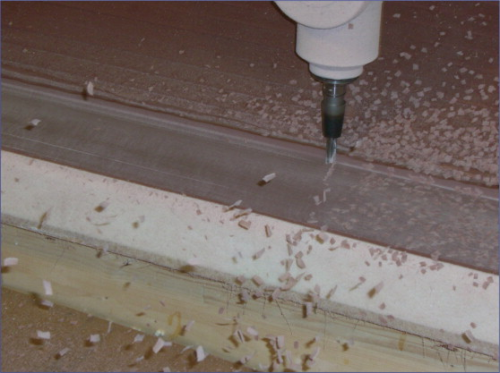 Milling the paste surface.