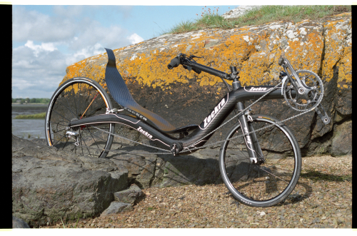 The Zockra Rapide recumbent bicycle features ACG's composite materials. (Picture © Stéphane Regnard.)