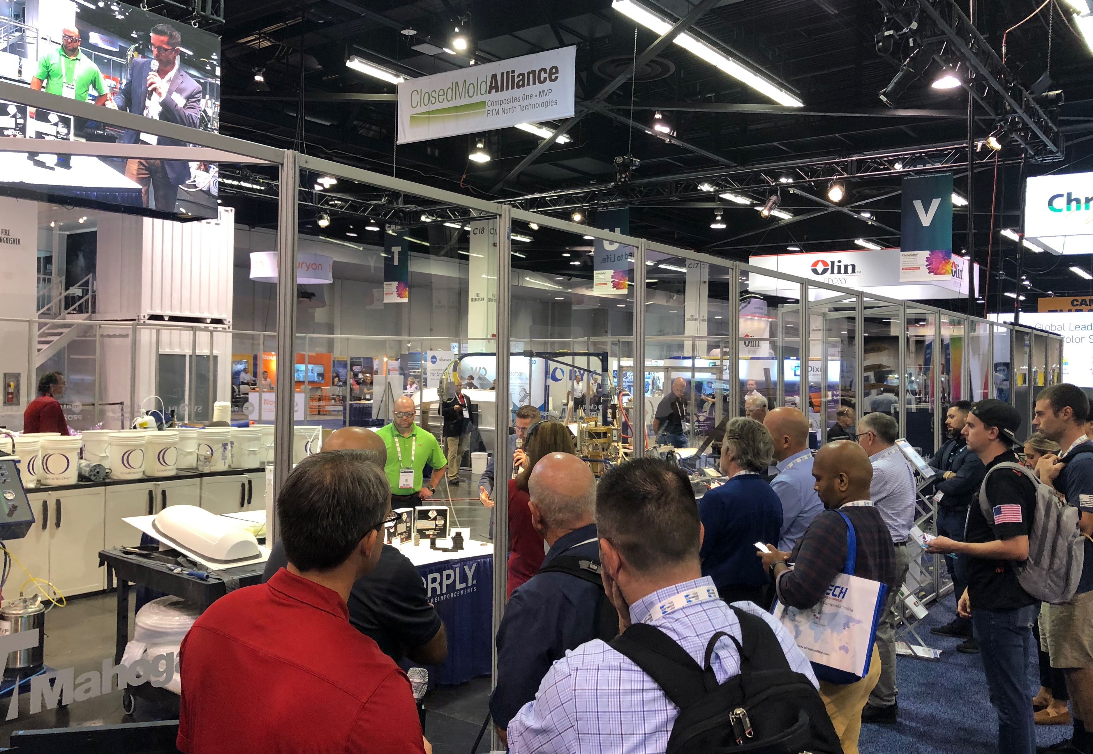 Demos taking place in the 2019 show.