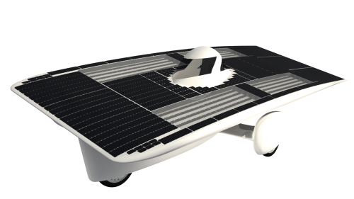 The solar car is built with composites from TenCate. Picture courtesy of TenCate.