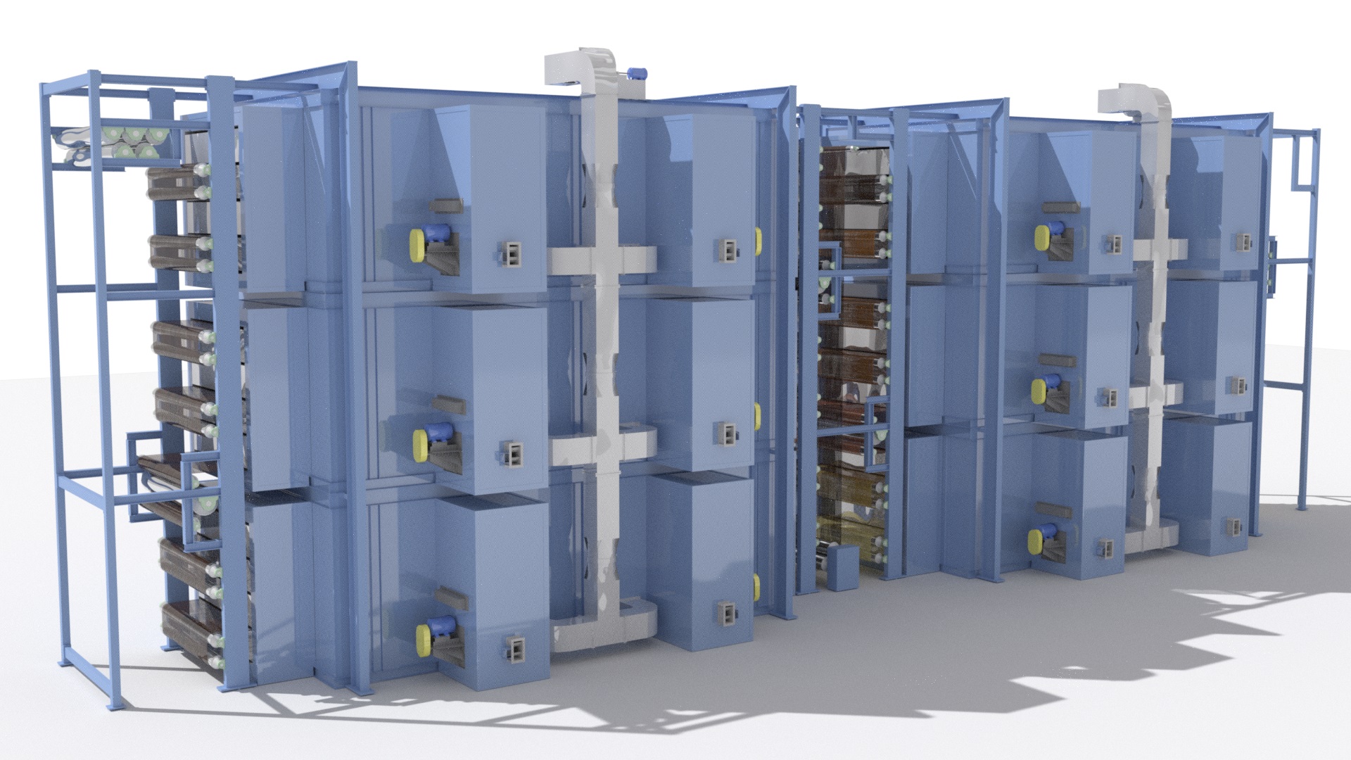 Rendering of a plasma oxidation oven system courtesy of RMX.