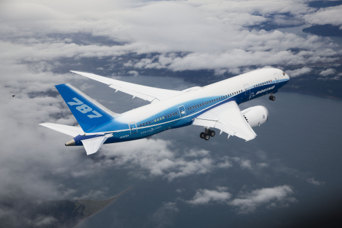 The first flight of Boeing's 787 Dreamliner was the top news last week.