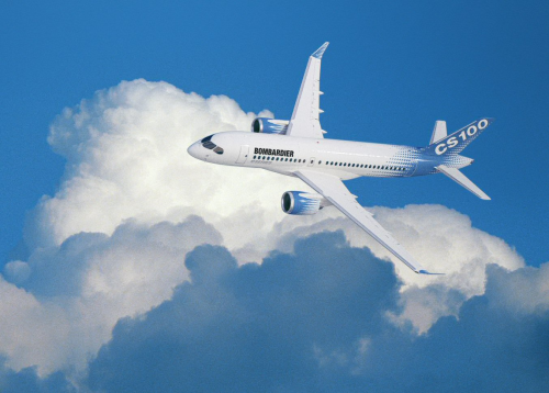 Top story: Bombardier's CSeries aircraft.
