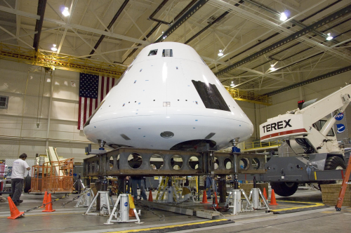 The Lockheed Martin Orion multi-purpose space capsule.