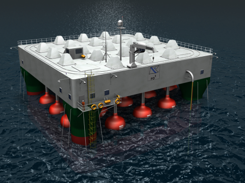 The FO3 Wave Energy Converter.
