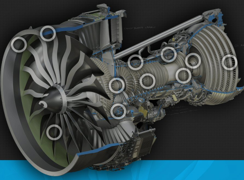 The GE9X will be the most fuel-efficient engine GE has ever produced on a per-pounds-of-thrust basis, and is designed to achieve a 10% improved aircraft fuel burn versus the GE90-115B-powered 777-300ER.
