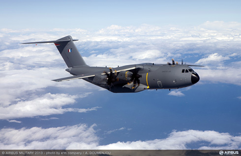 Airbus Military delivered the first A400M to the French Air Force on 1 August. (Picture © Airbus Military.)