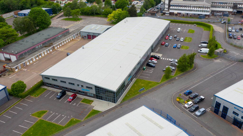 Nèos International’s new headquarters and composite manufacturing facility in Derby.