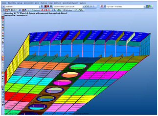 Using the discrete stiffener modelling (DSM) capability in HyperSizer v6.2, engineers designing airframe wing boxes can identify each stiffener as a separate panel segment, apply failure analyses, and determine unique margins of safety for each.