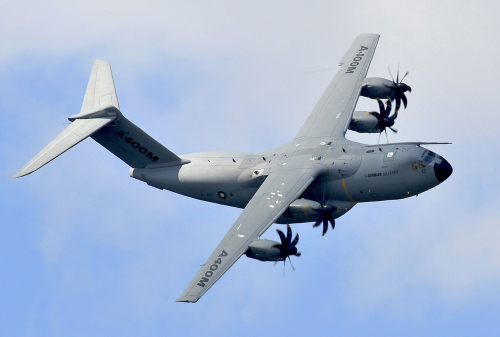 The A400M is a new generation, four-engine turboprop military transport aircraft designed by Airbus Military. The first aircraft is planned for delivery in 2013. (Picture courtesy of PRNewsFoto/ATK.)