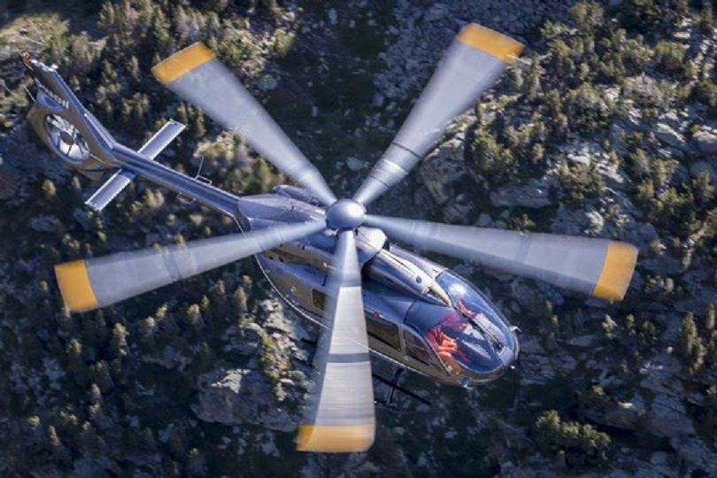 Airbus Helicopters model H145 (Photo courtesy Eric RAZ, Airbus Helicopters.)