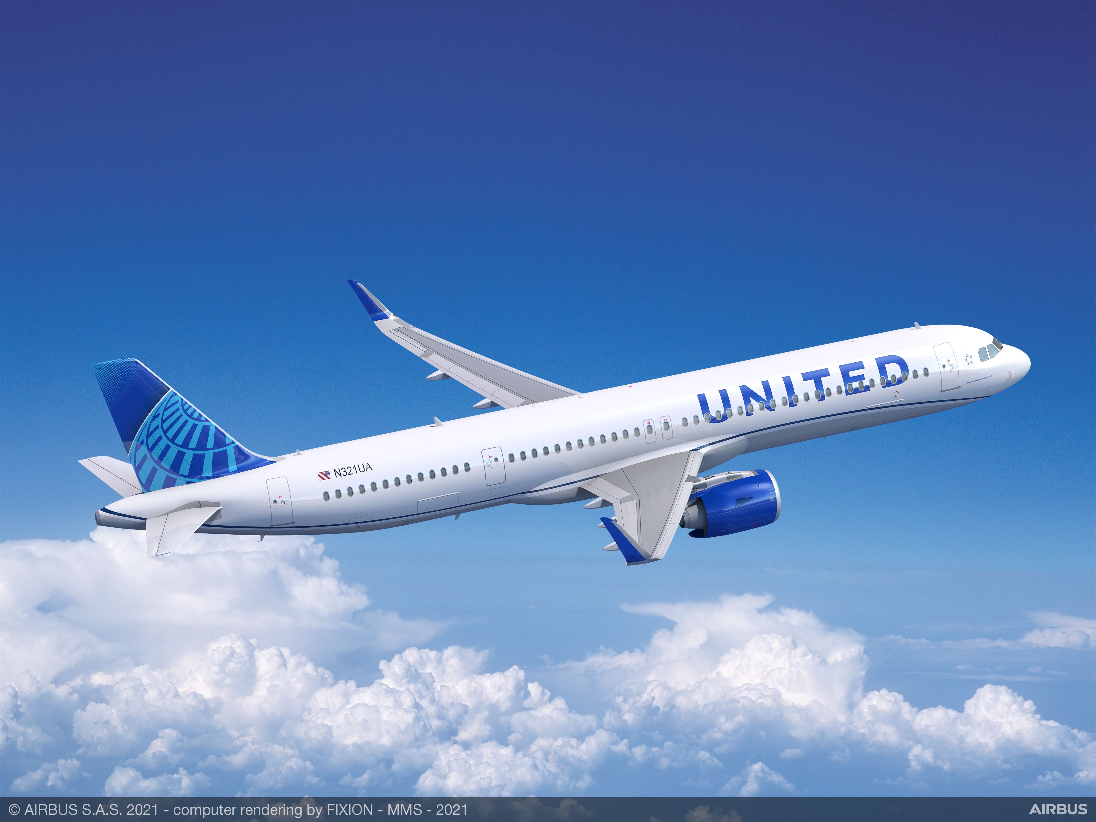 United Airlines has placed an order for 70 Airbus A321neo aircraft.