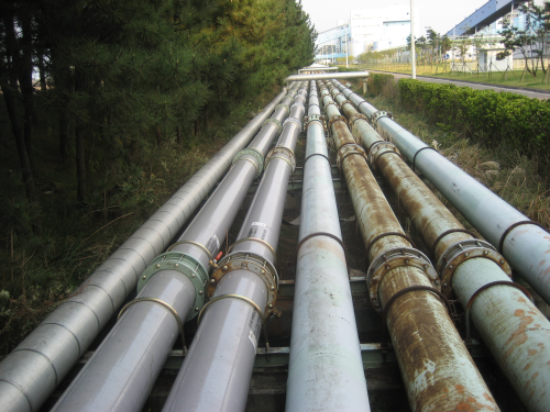 These pipes are primarily installed to facilitate transfer of the residual ash.